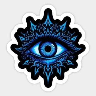 Evil Eye Graphic Tees Sticker